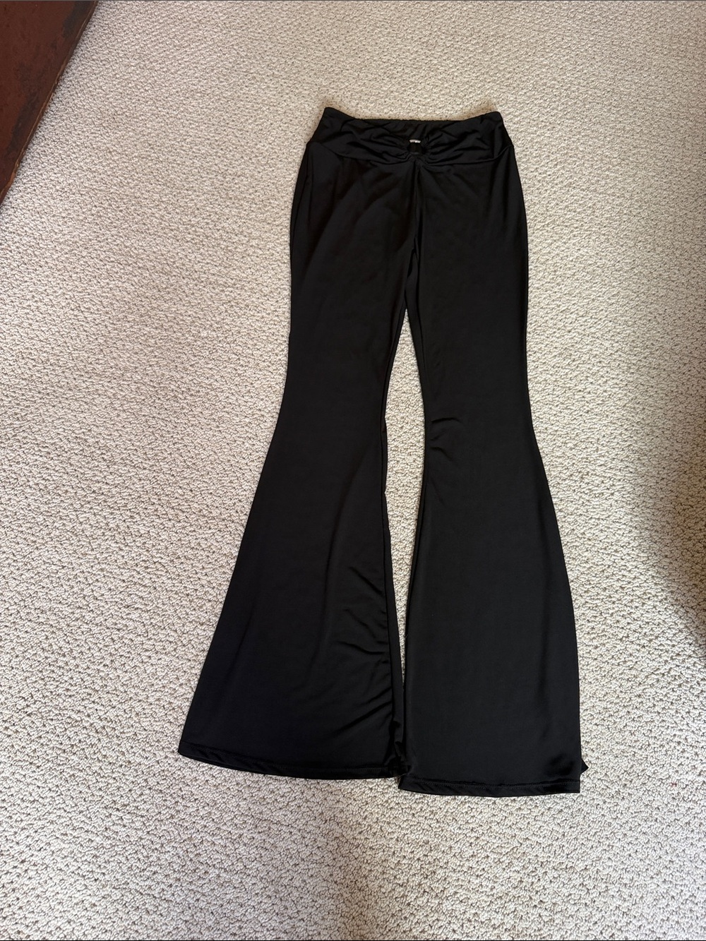 Black Flared Yoga Pants
